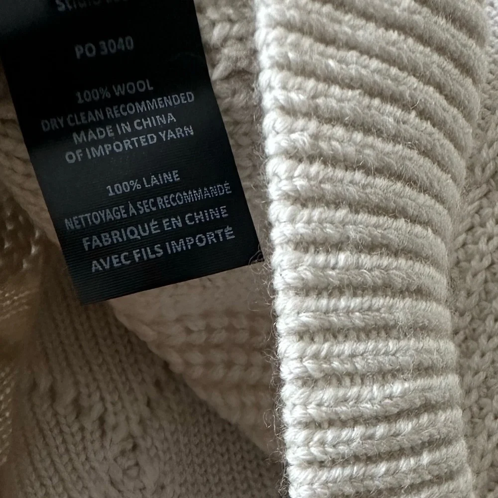 NILI LOTAN Coras Wool Cable-Knit Sweater - Picture 12 of 12